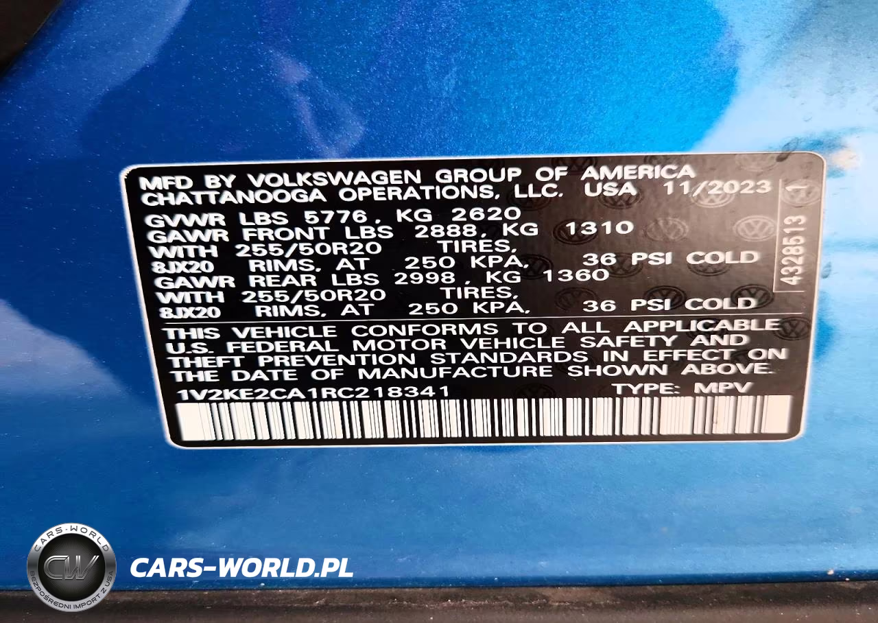 2024 Volkswagen Atlas Cross Sport Se VIN:1V2KE2CA1RC218341 - 13