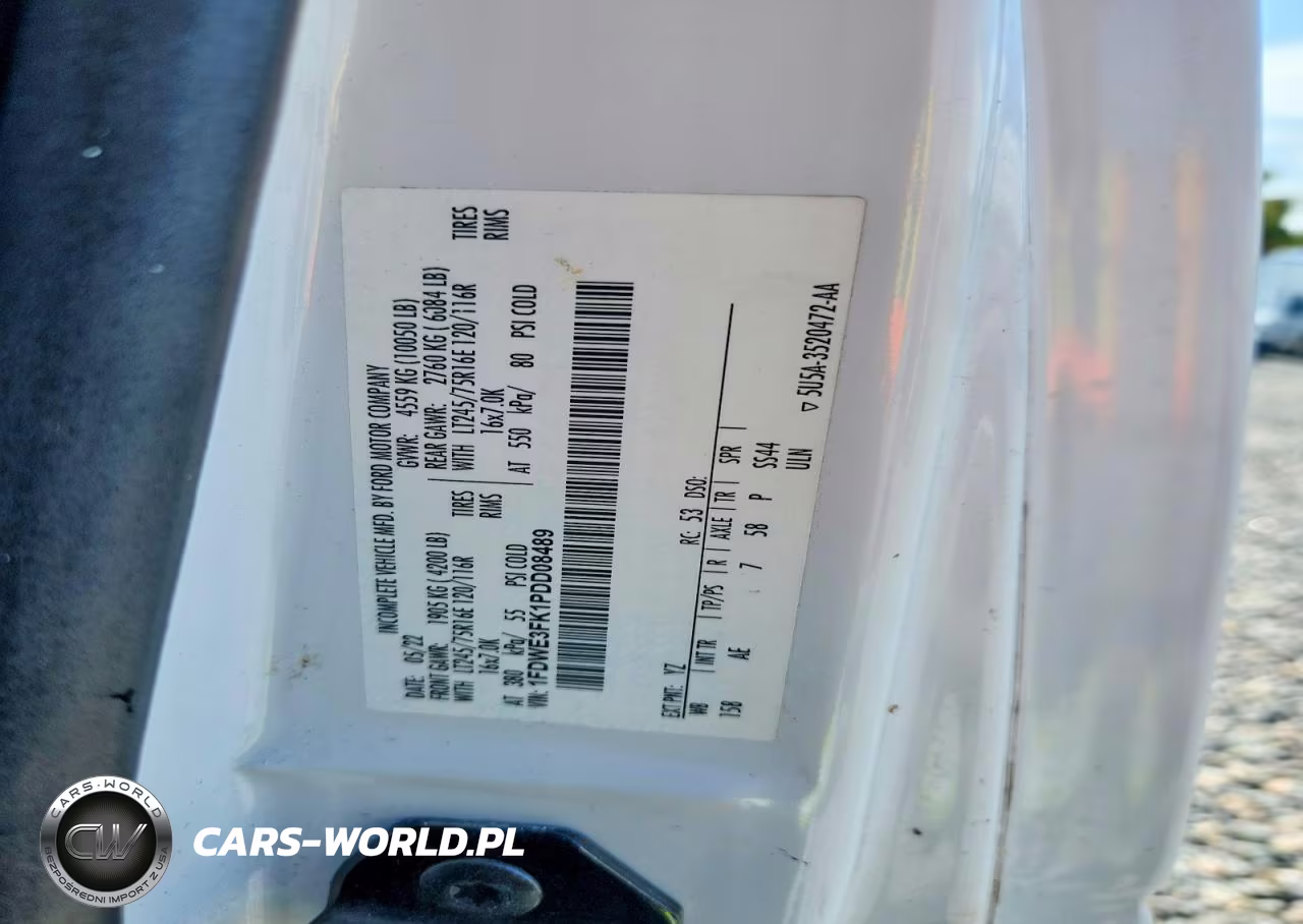 2023 Ford Econoline E350 Super Duty Cutaway Van VIN:1FDWE3FK1PDD08489 - 13