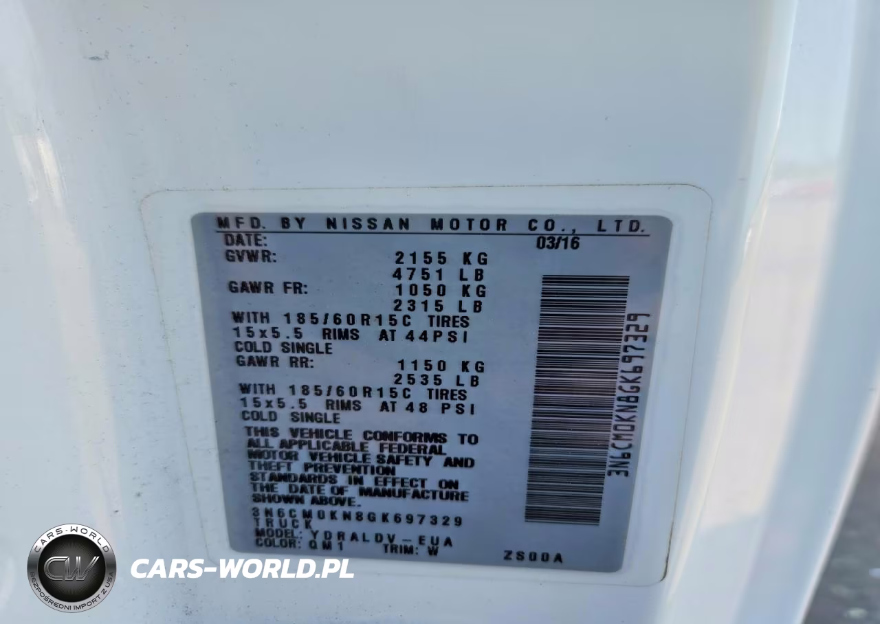 2016 Nissan Nv200 Delivery Van VIN:3N6CM0KN8GK697329 - 12