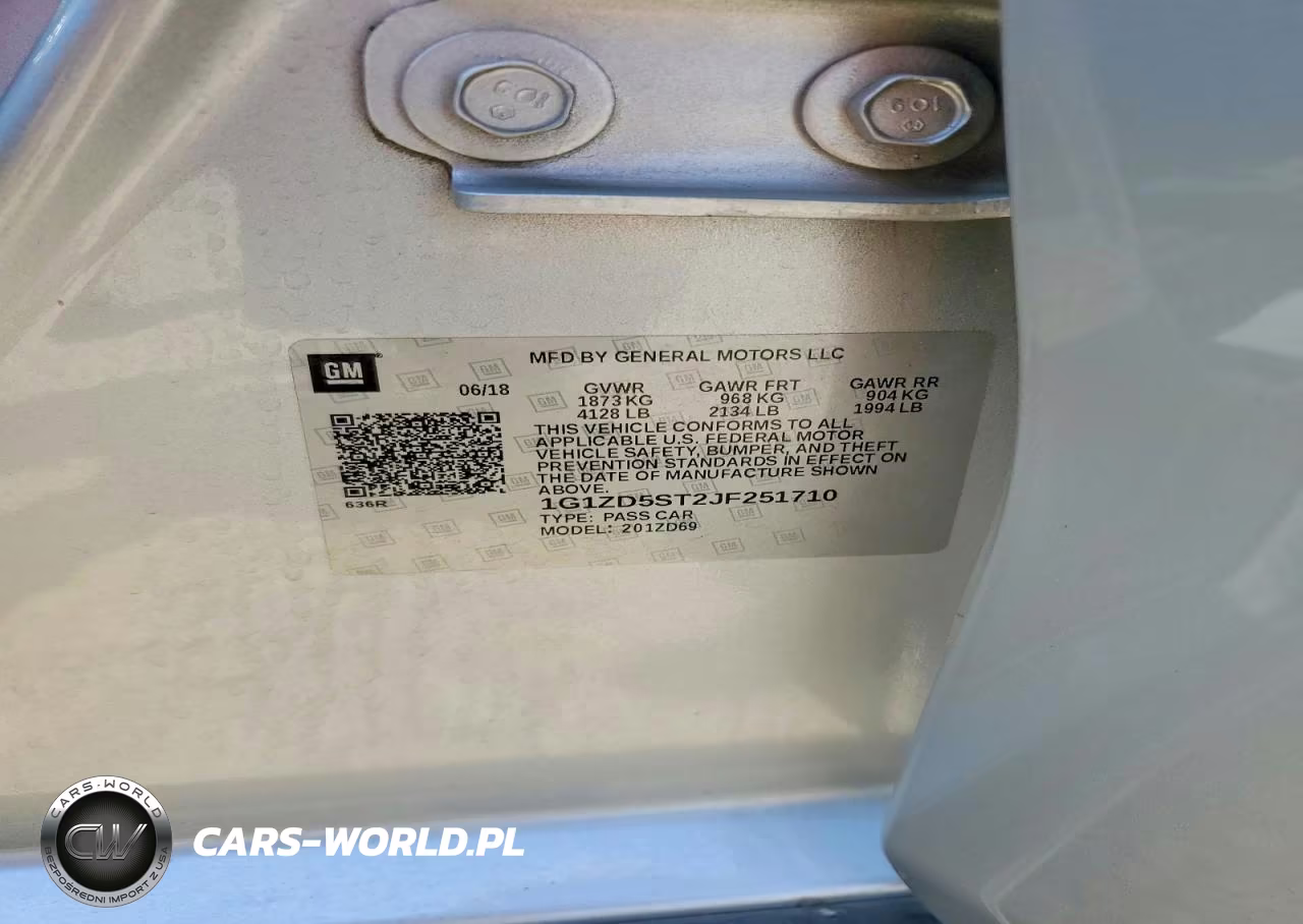 2018 Chevrolet Malibu Lt VIN:1G1ZD5ST2JF251710 - 12