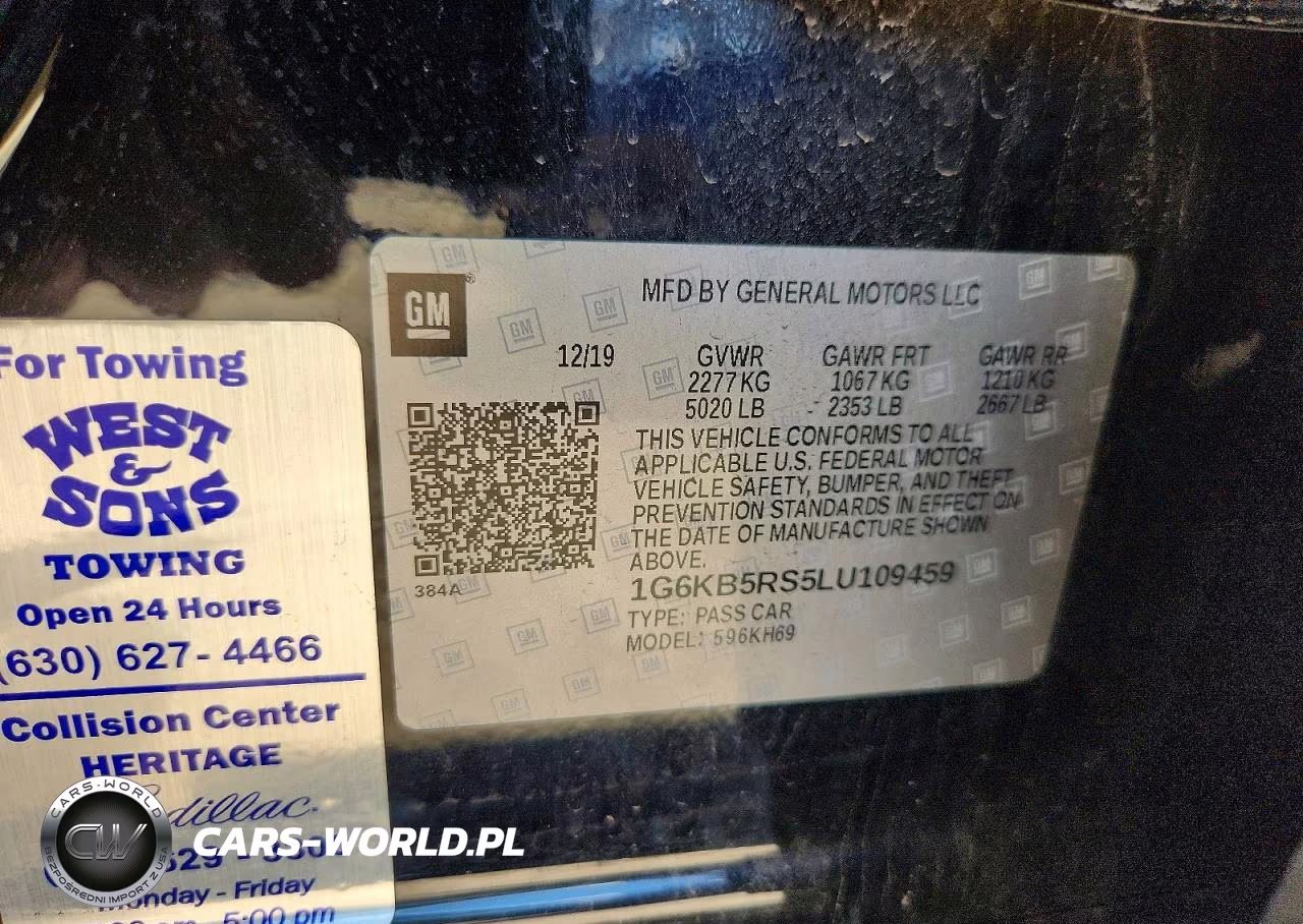 2020 Cadillac Ct6 Luxury VIN:1G6KB5RS5LU109459 - 13