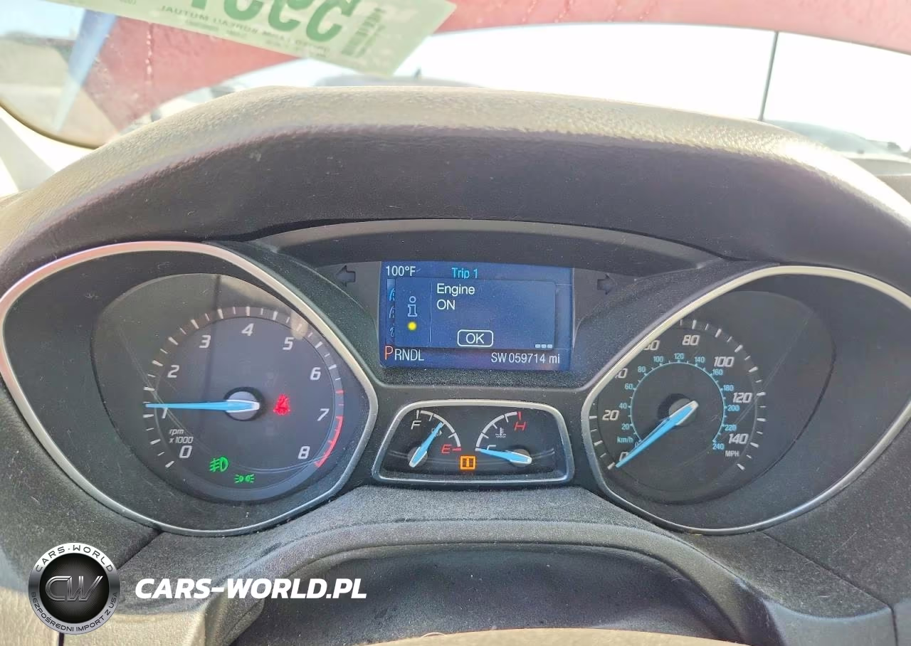2014 Ford Focus Se VIN:1FADP3F2XEL310904 - 9