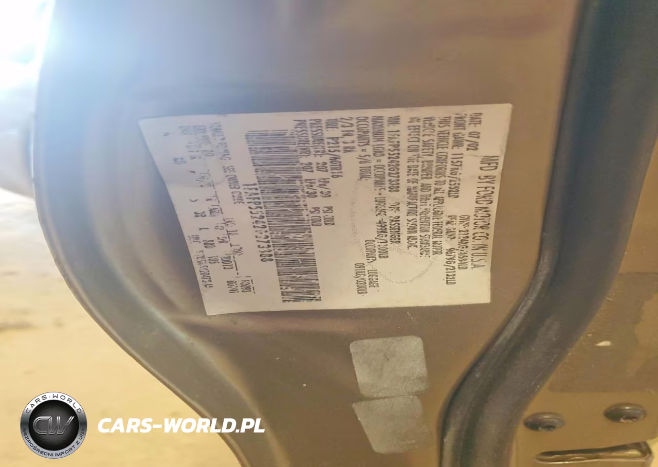 2002 Ford Taurus Ses VIN:1FAFP55242G273388 - 12