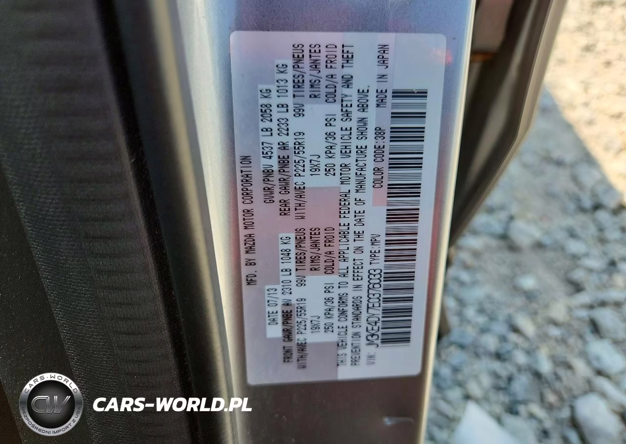 2014 Mazda Cx-5 Gt VIN:JM3KE4DY7E0376033 - 13