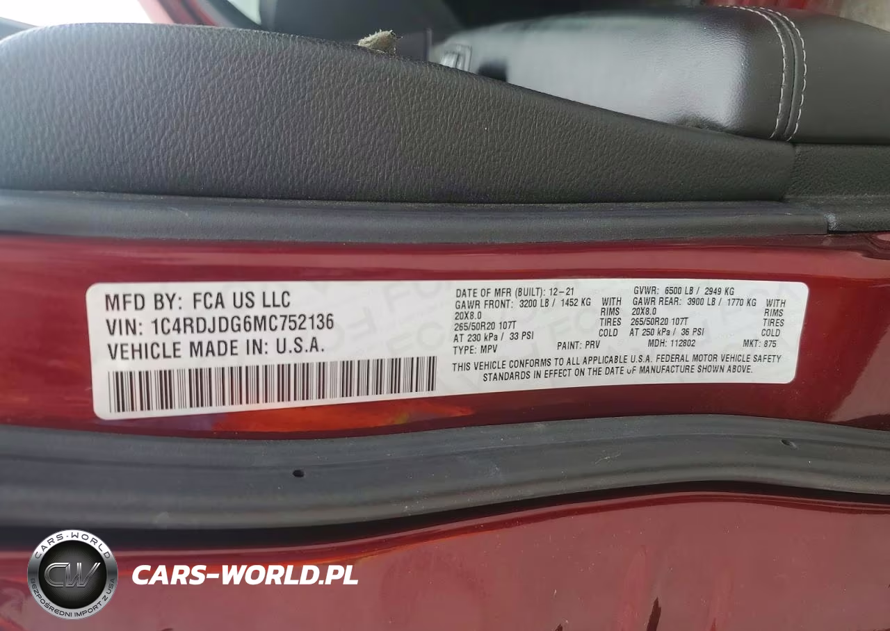 2021 Dodge Durango Gt VIN:1C4RDJDG6MC752136 - 13