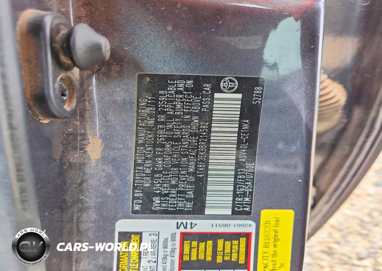 2011 Toyota Camry Le VIN:4T4BF3EK9BR214582 - 13