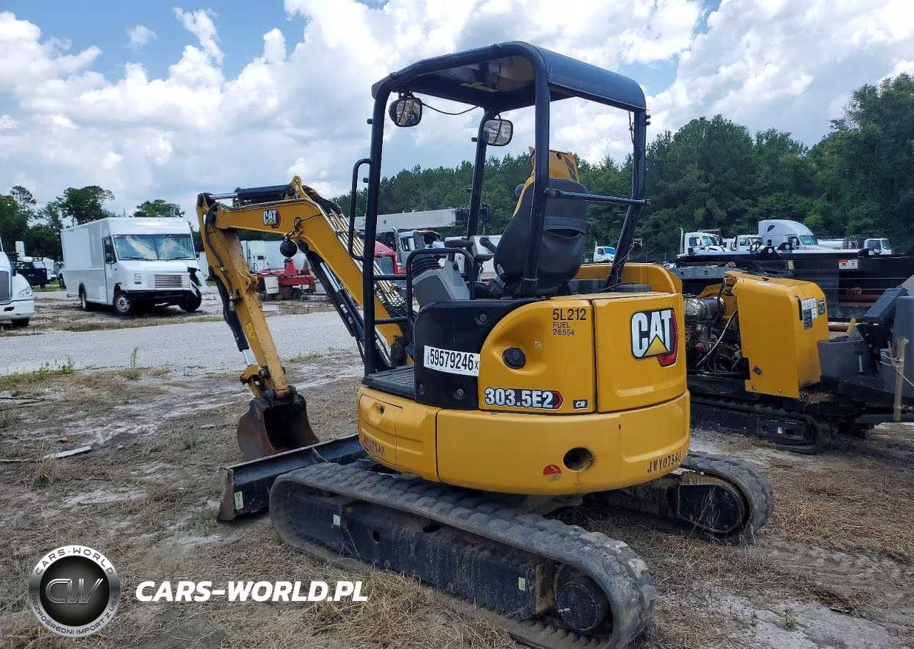 2021 Caterillar 303.5E2 Cr Excavator VIN:CAT3035AJWY07948 - 3