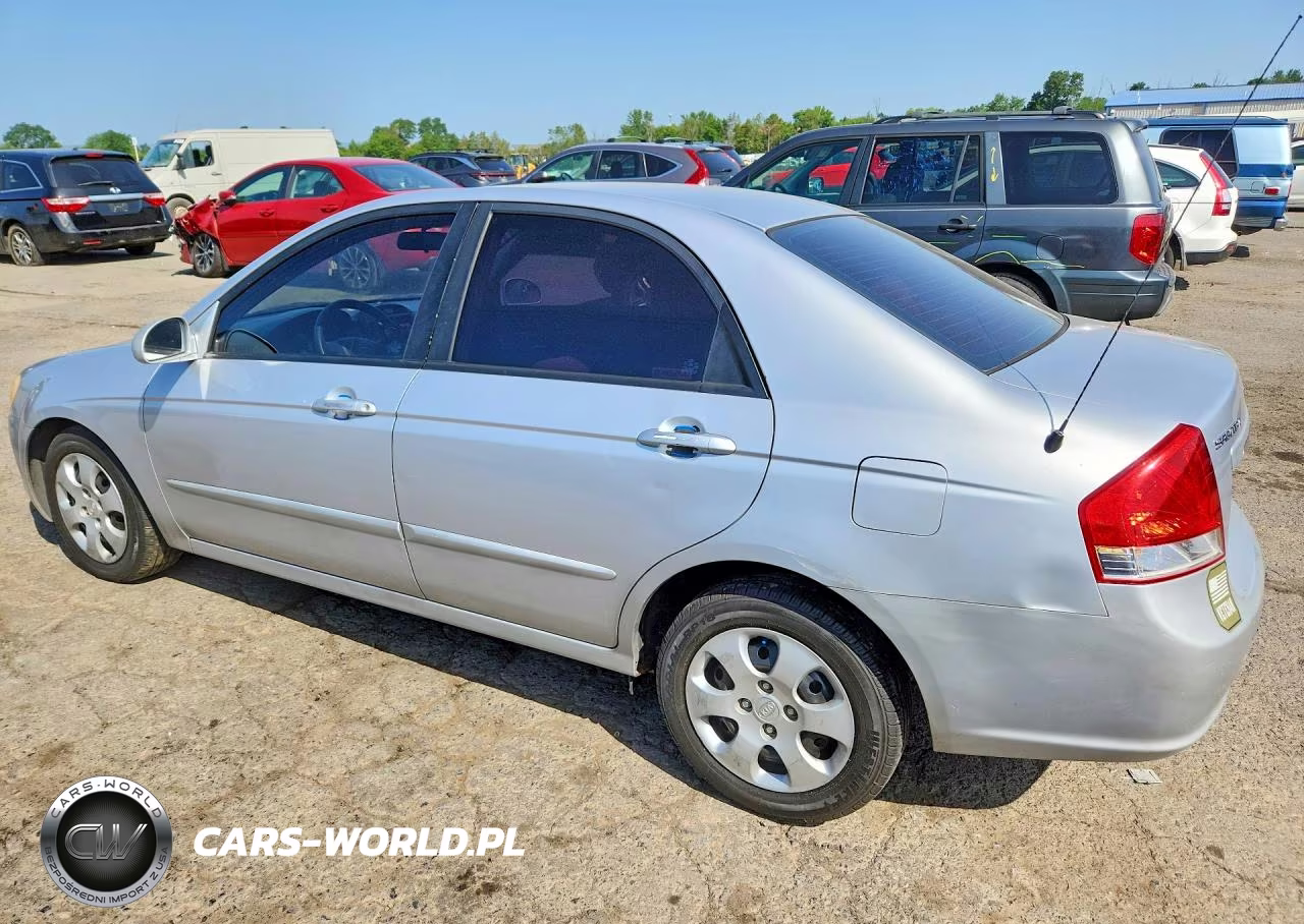 2007 Kia Spectra Lx VIN:KNAFE122475452897 - 2