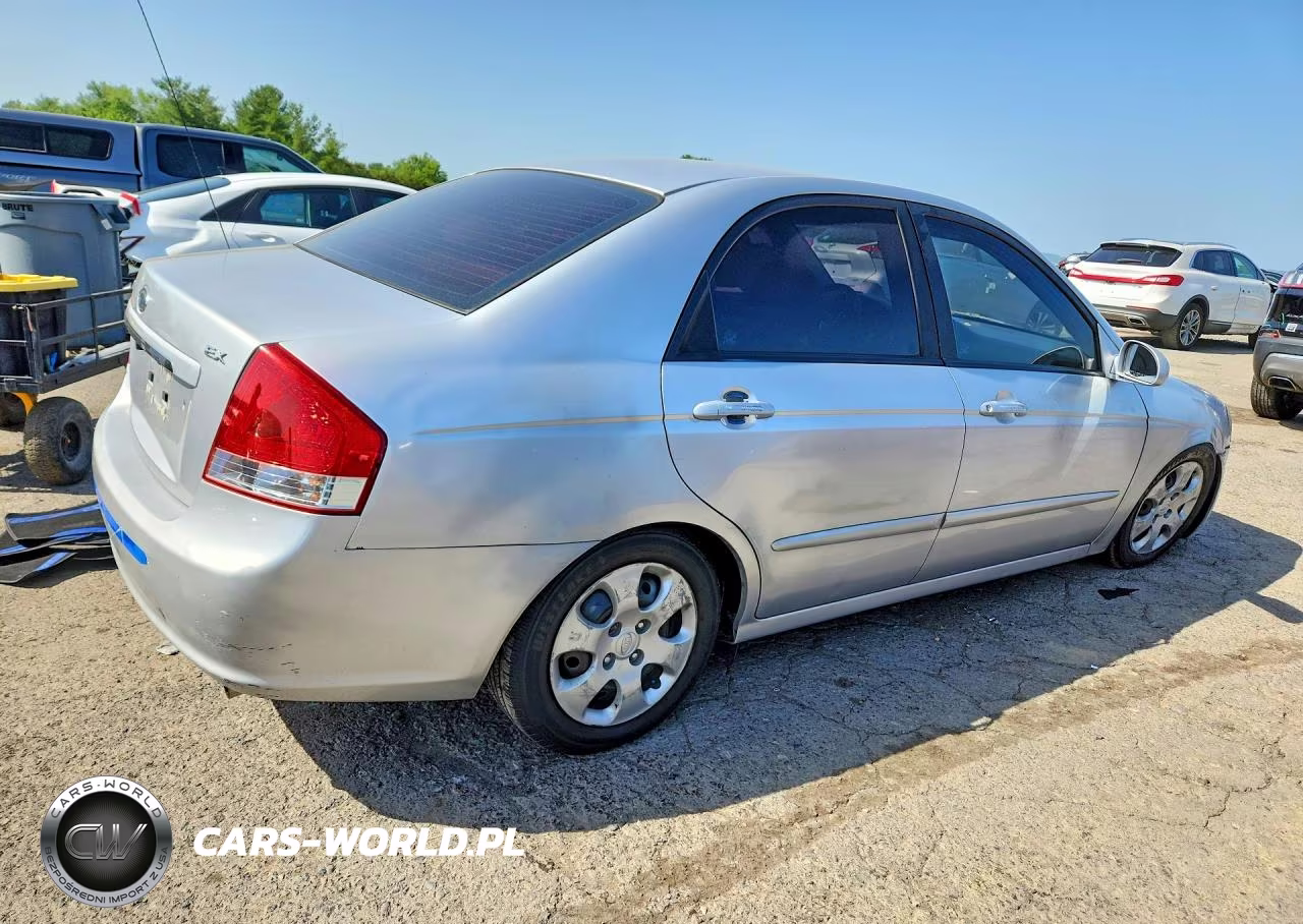 2007 Kia Spectra Lx VIN:KNAFE122475452897 - 3
