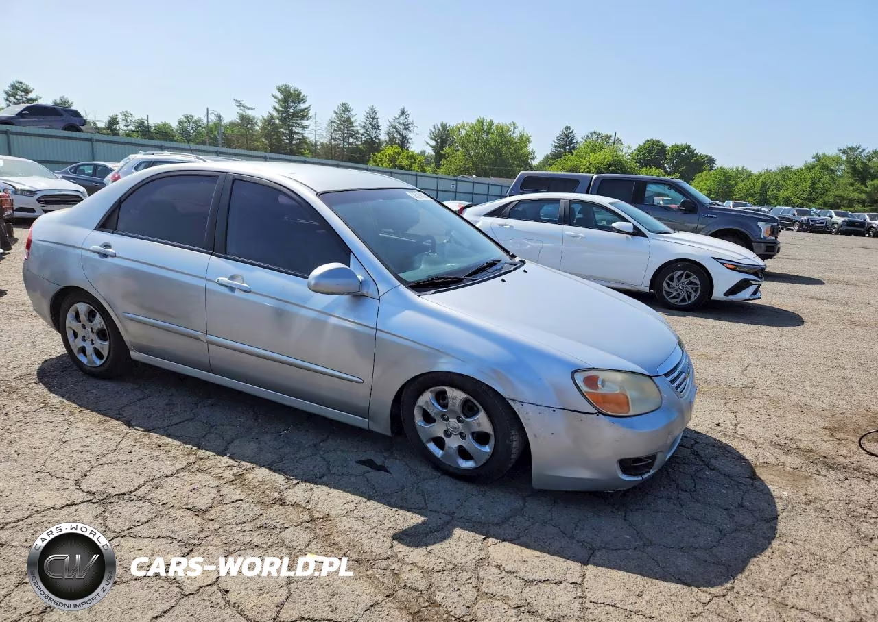 2007 Kia Spectra Lx VIN:KNAFE122475452897 - 4