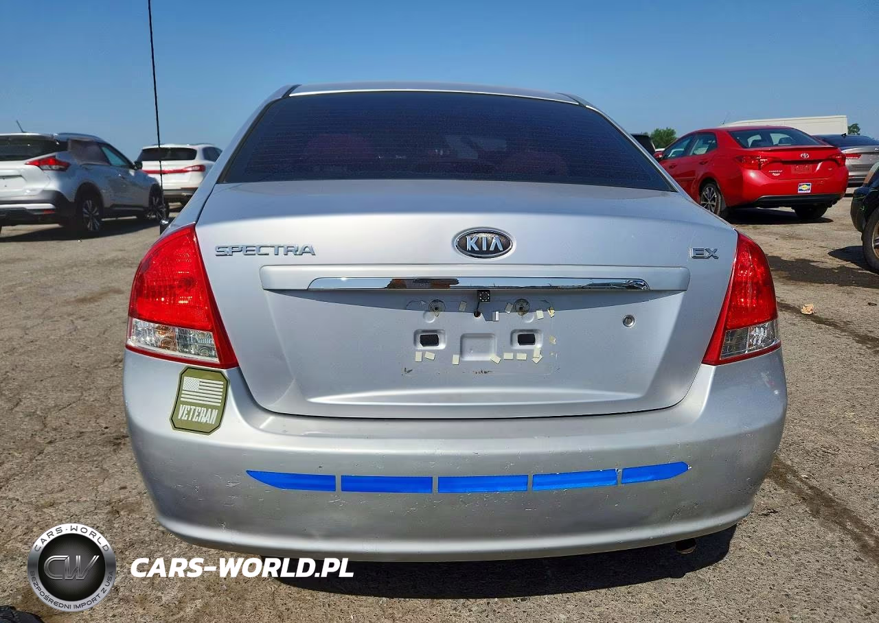 2007 Kia Spectra Lx VIN:KNAFE122475452897 - 6