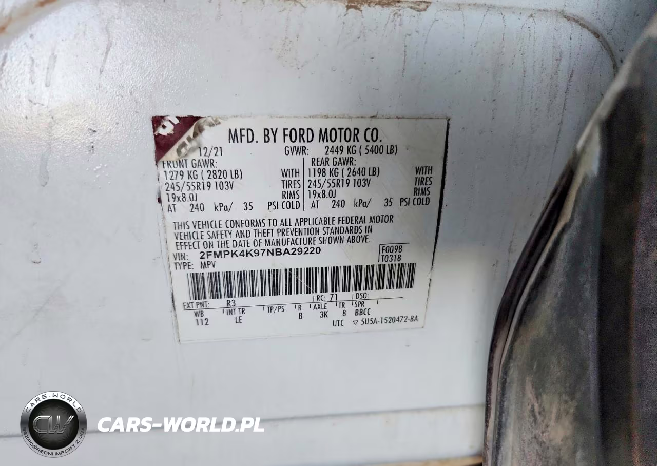 2022 Ford Edge Titanium VIN:2FMPK4K97NBA29220 - 13