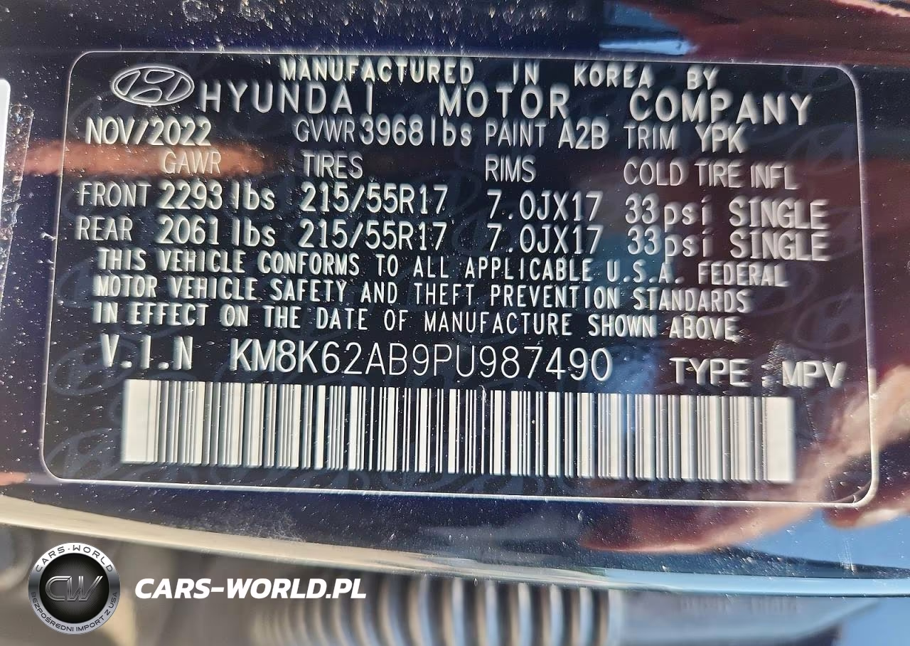 2023 Hyundai Kona Sel VIN:KM8K62AB9PU987490 - 14