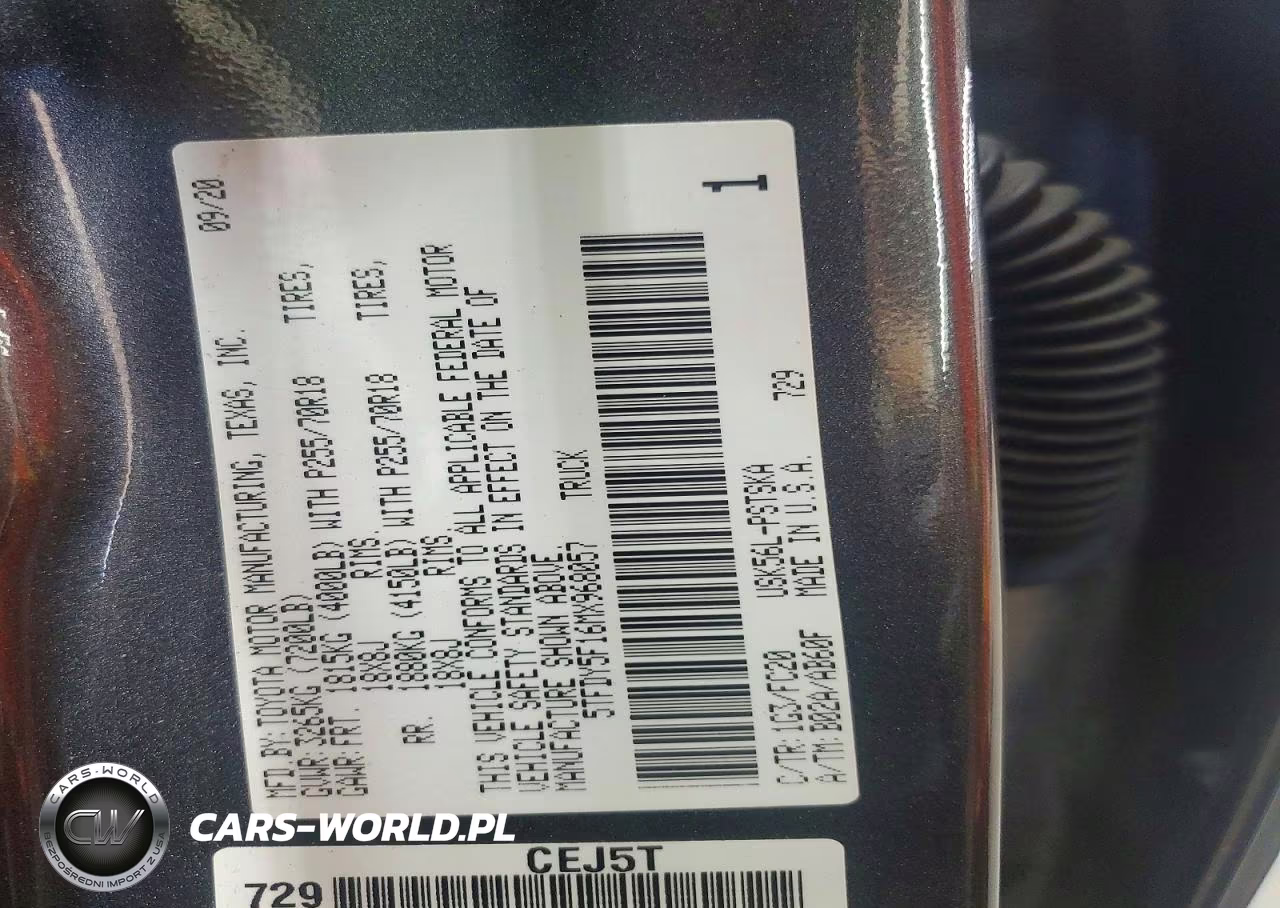 2021 Toyota Tundra Sr5 VIN:5TFDY5F16MX968057 - 12