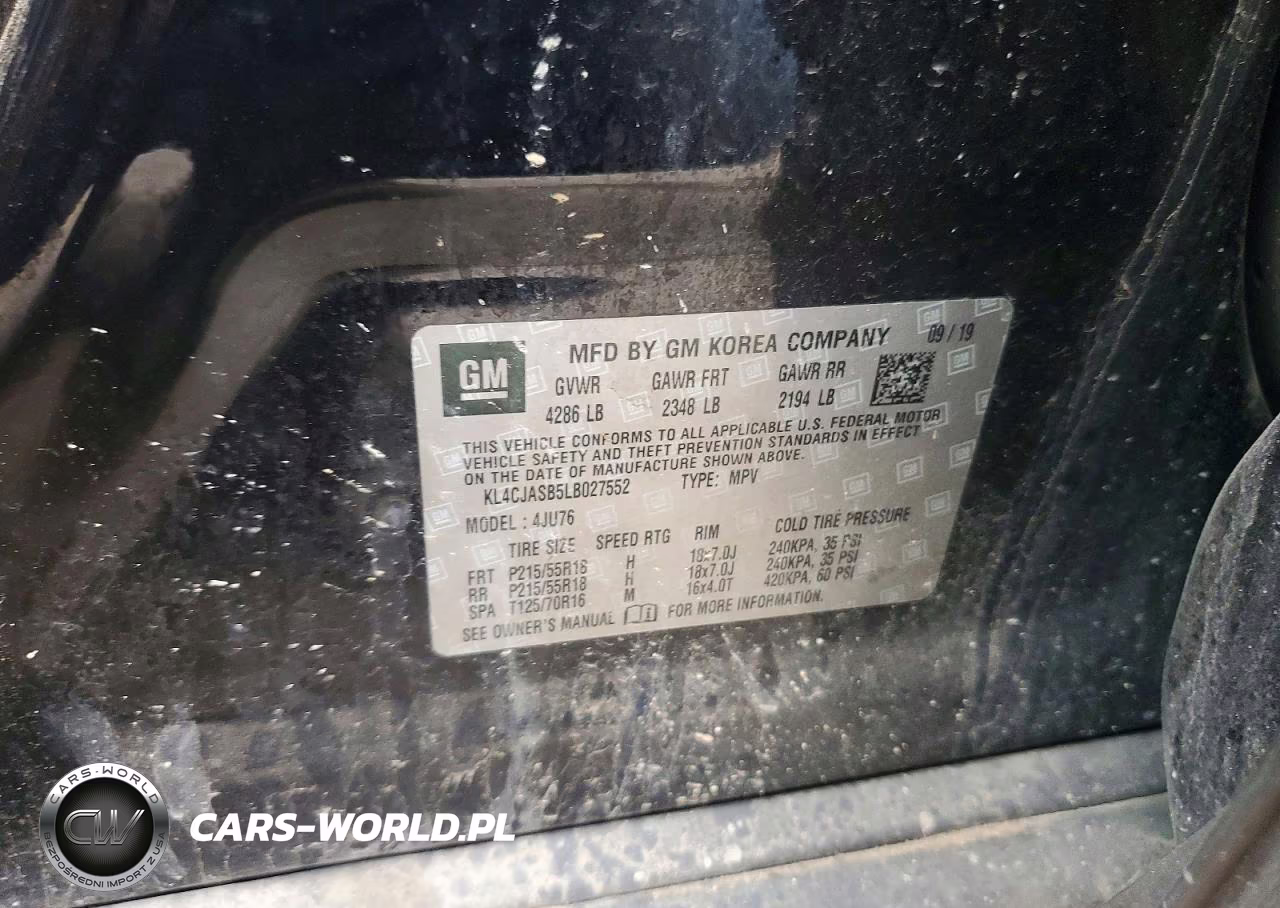 2020 Buick Encore Preferred VIN:KL4CJASB5LB027552 - 13
