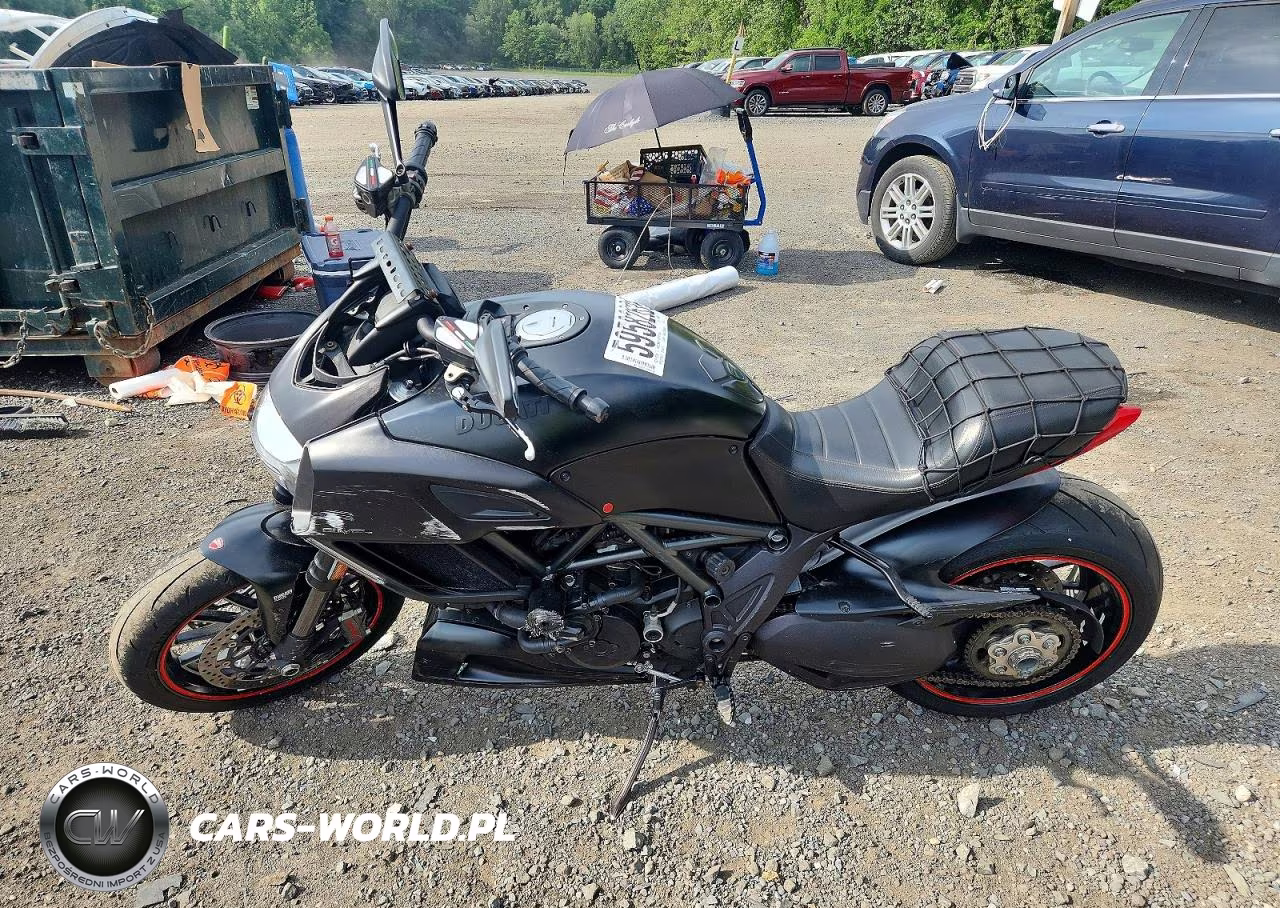 2015 Ducati Diavel VIN:ZDM13BSW7FB022099 - 3
