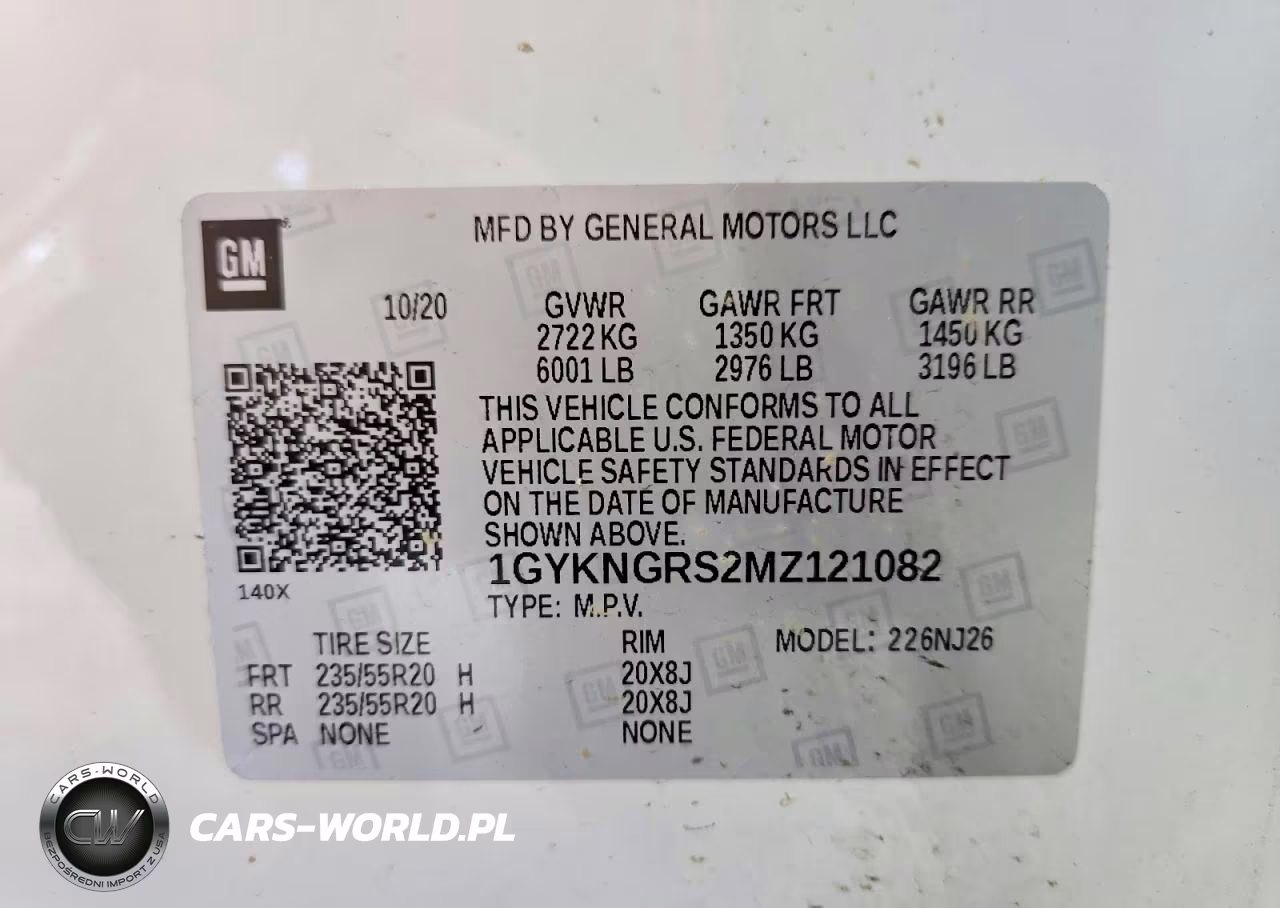 2021 Cadillac Xt5 VIN:1GYKNGRS2MZ121082 - 14