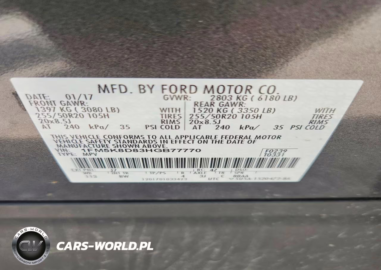 2017 Ford Explorer Xlt VIN:1FM5K8D83HGB77770 - 13