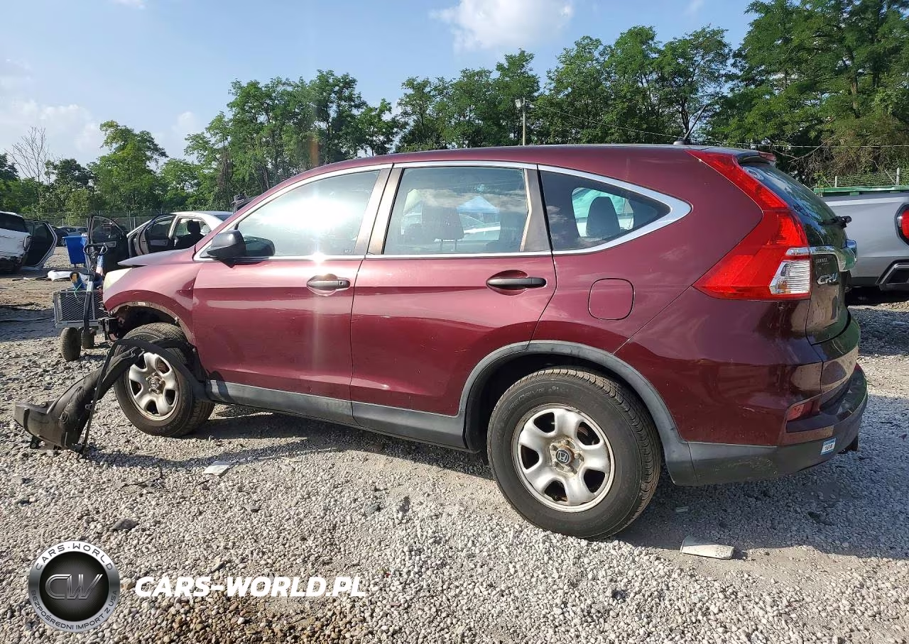2015 Honda Cr-V Lx VIN:5J6RM4H36FL102602 - 2