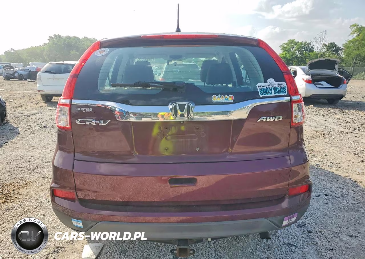 2015 Honda Cr-V Lx VIN:5J6RM4H36FL102602 - 6