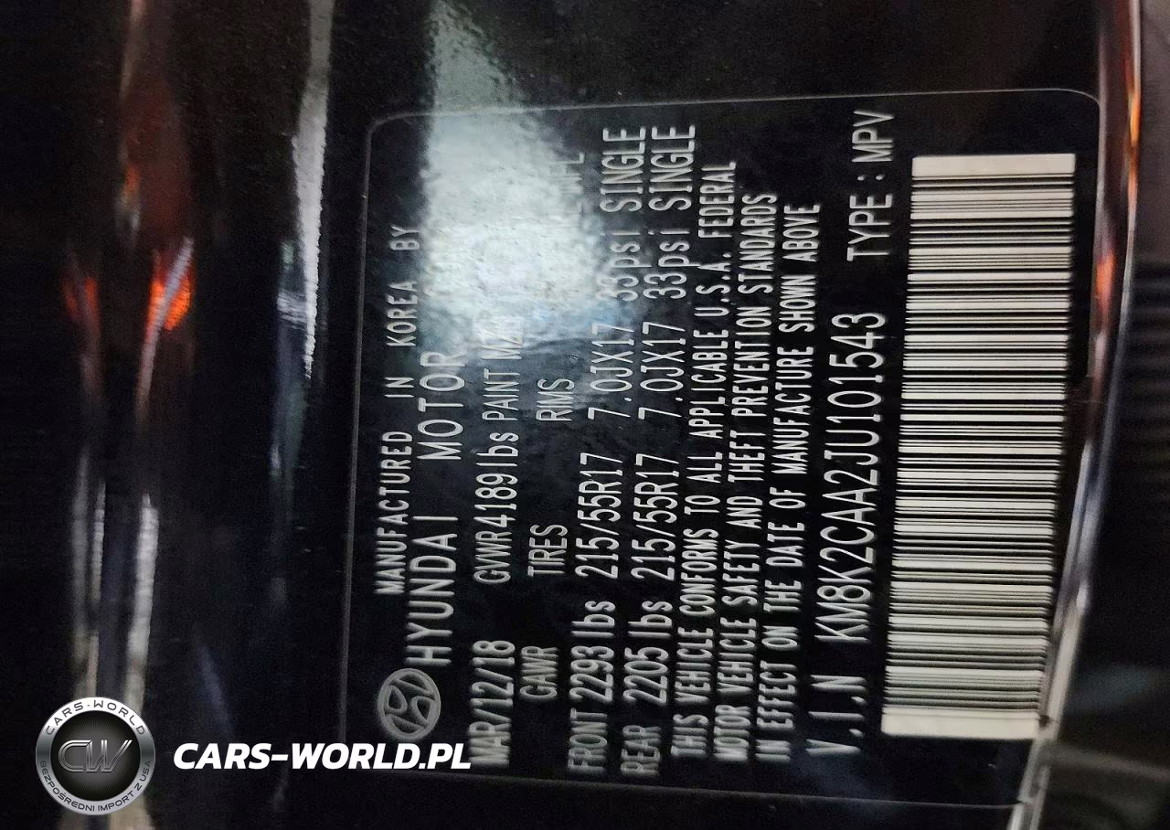 2018 Hyundai Kona Sel VIN:KM8K2CAA2JU101543 - 14
