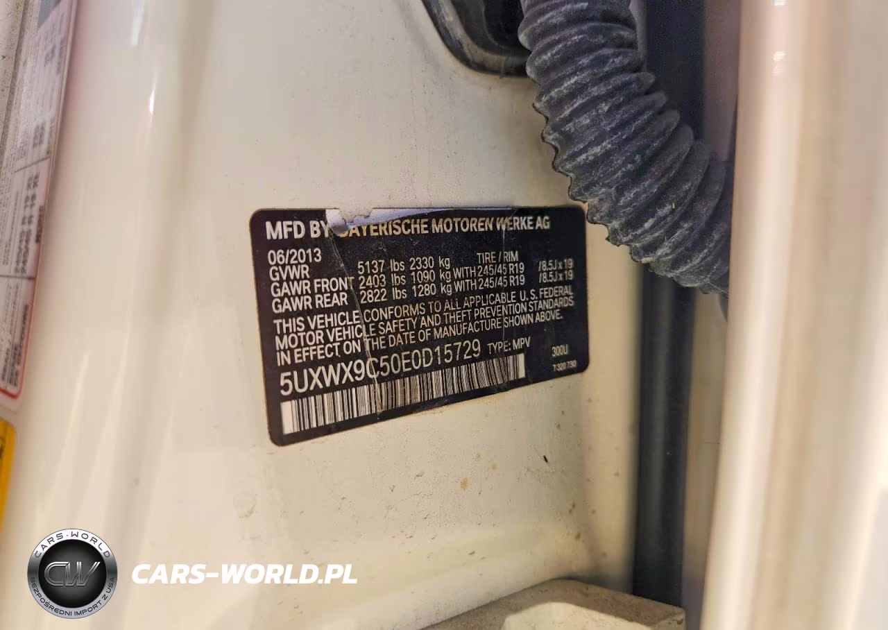 2014 BMW X3 xDrive28I VIN:5UXWX9C50E0D15729 - 12