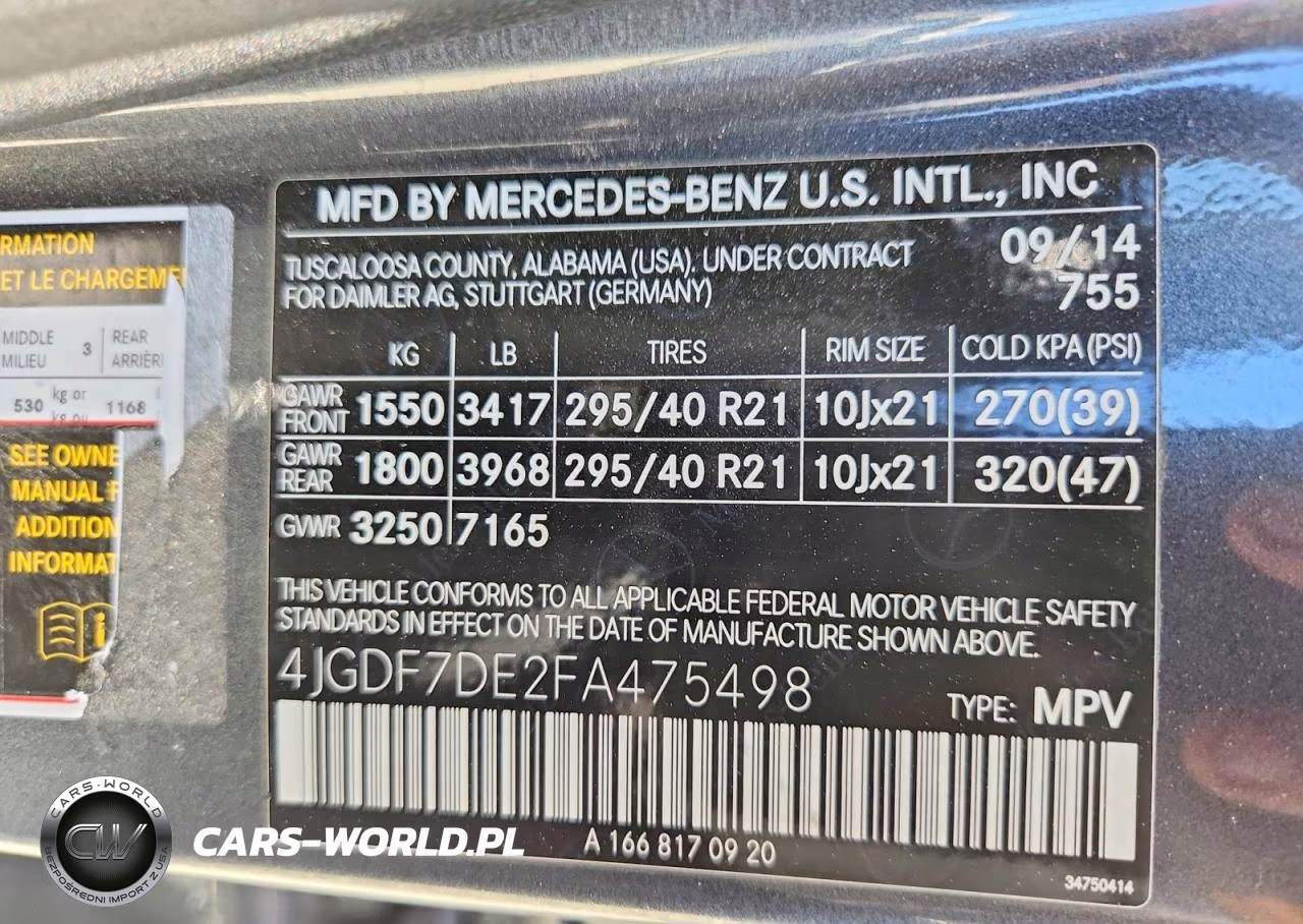 2015 Mercedes-Benz Gl 550 4Matic VIN:4JGDF7DE2FA475498 - 13