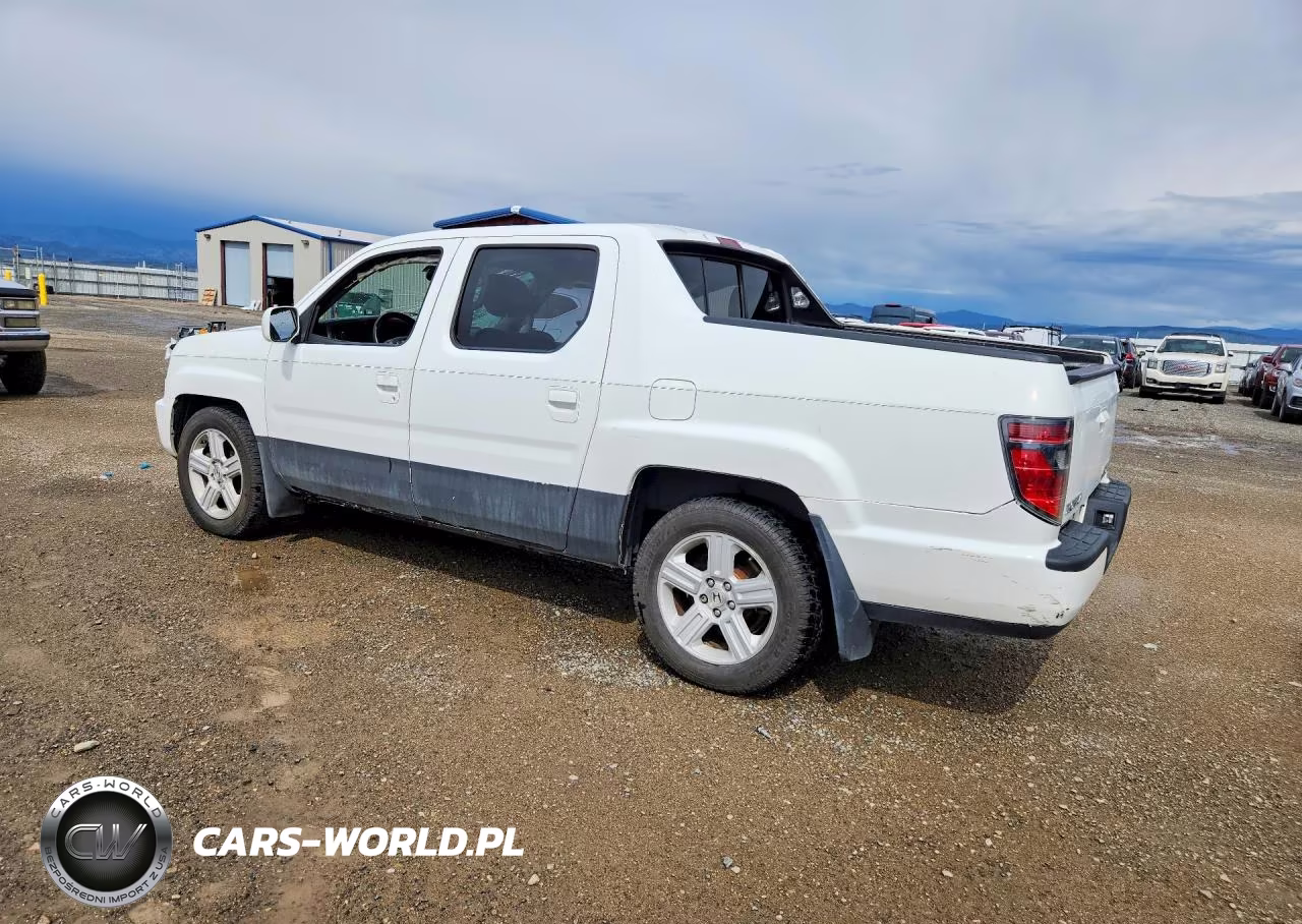 2013 Honda Ridgeline Rtl VIN:5FPYK1F52DB011666 - 2