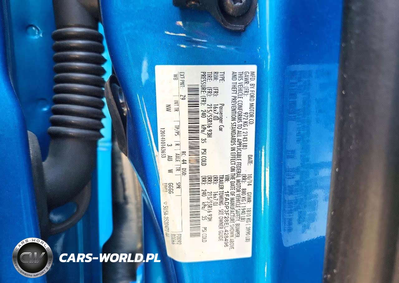 2014 Ford Focus Se VIN:1FADP3F28EL428496 - 13