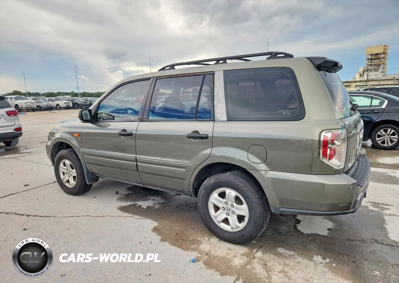 2007 Honda Pilot Lx VIN:5FNYF28147B006020 - 2