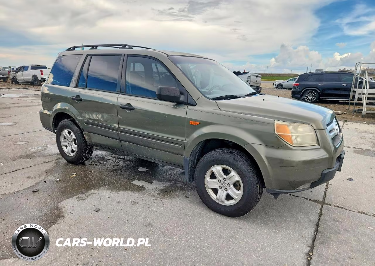 2007 Honda Pilot Lx VIN:5FNYF28147B006020 - 4