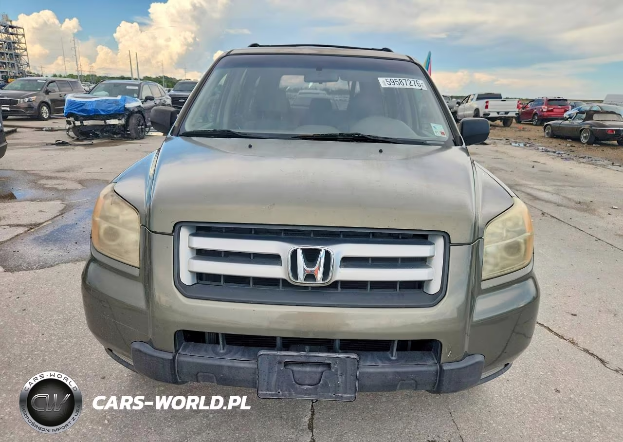 2007 Honda Pilot Lx VIN:5FNYF28147B006020 - 5