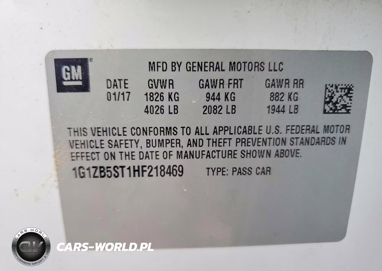 2017 Chevrolet Malibu Ls VIN:1G1ZB5ST1HF218469 - 12