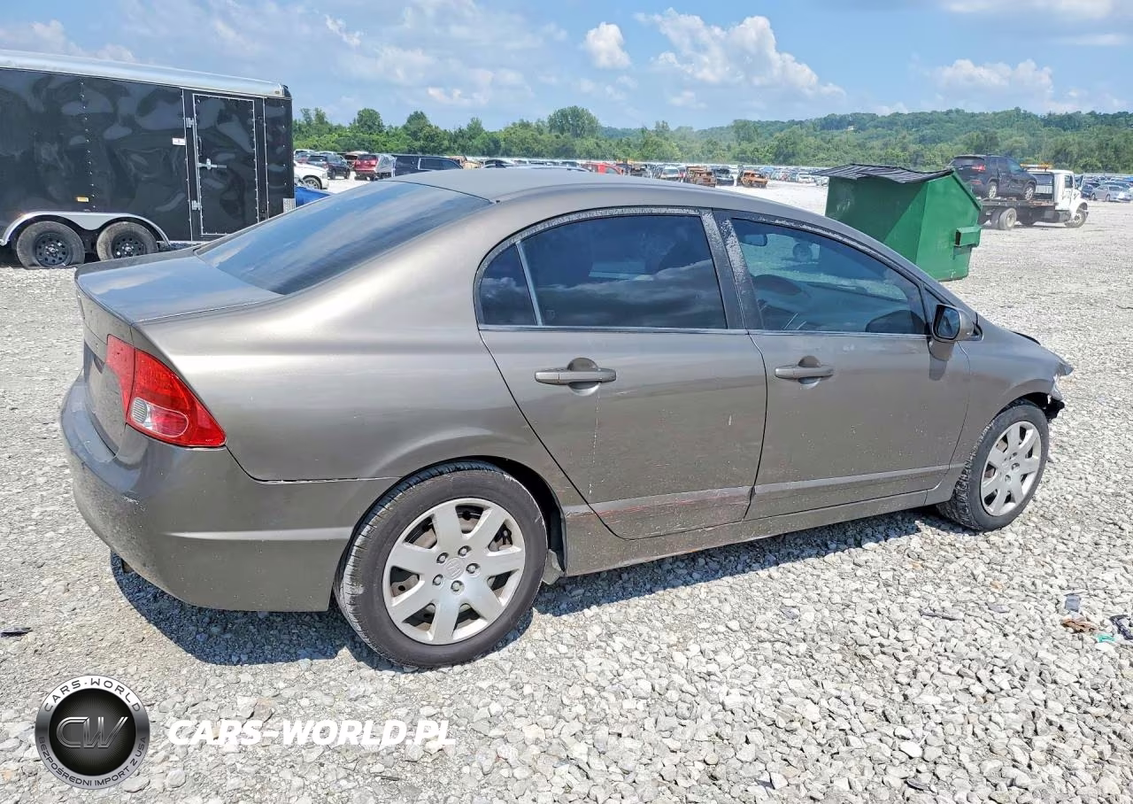 2008 Honda Civic Lx VIN:JHMFA16598S001324 - 3