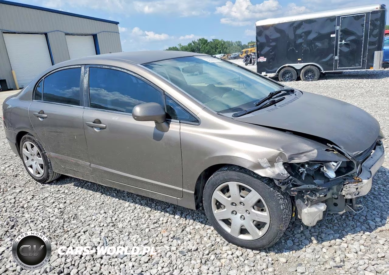 2008 Honda Civic Lx VIN:JHMFA16598S001324 - 4