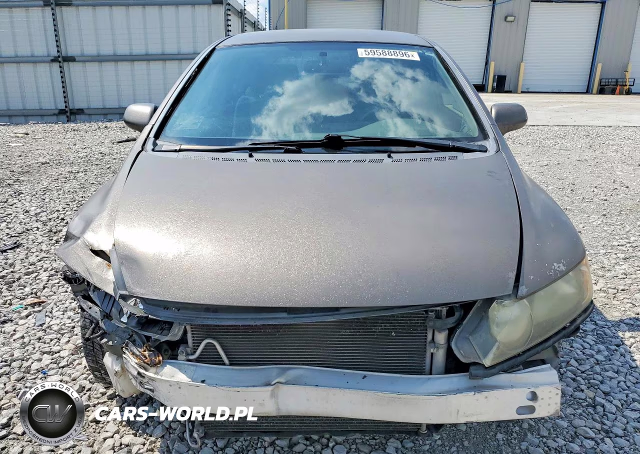 2008 Honda Civic Lx VIN:JHMFA16598S001324 - 5