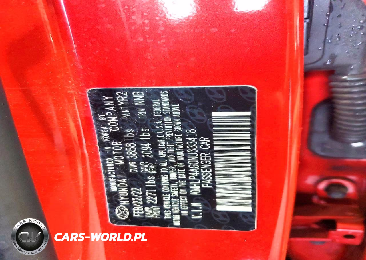 2022 Hyundai Elantra Limited VIN:KMHLP4AG0NU333418 - 13