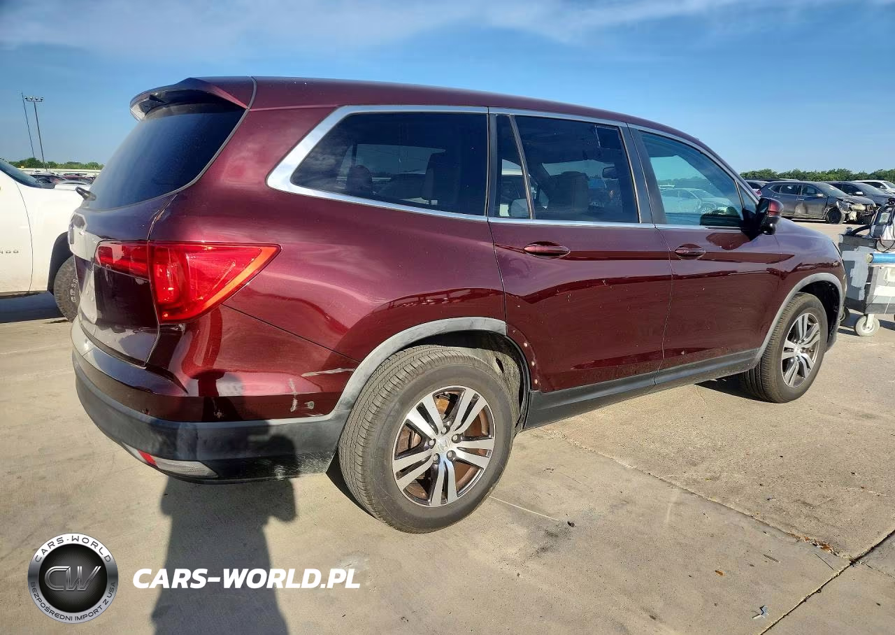 2016 Honda Pilot Exln VIN:5FNYF5H73GB022327 - 3