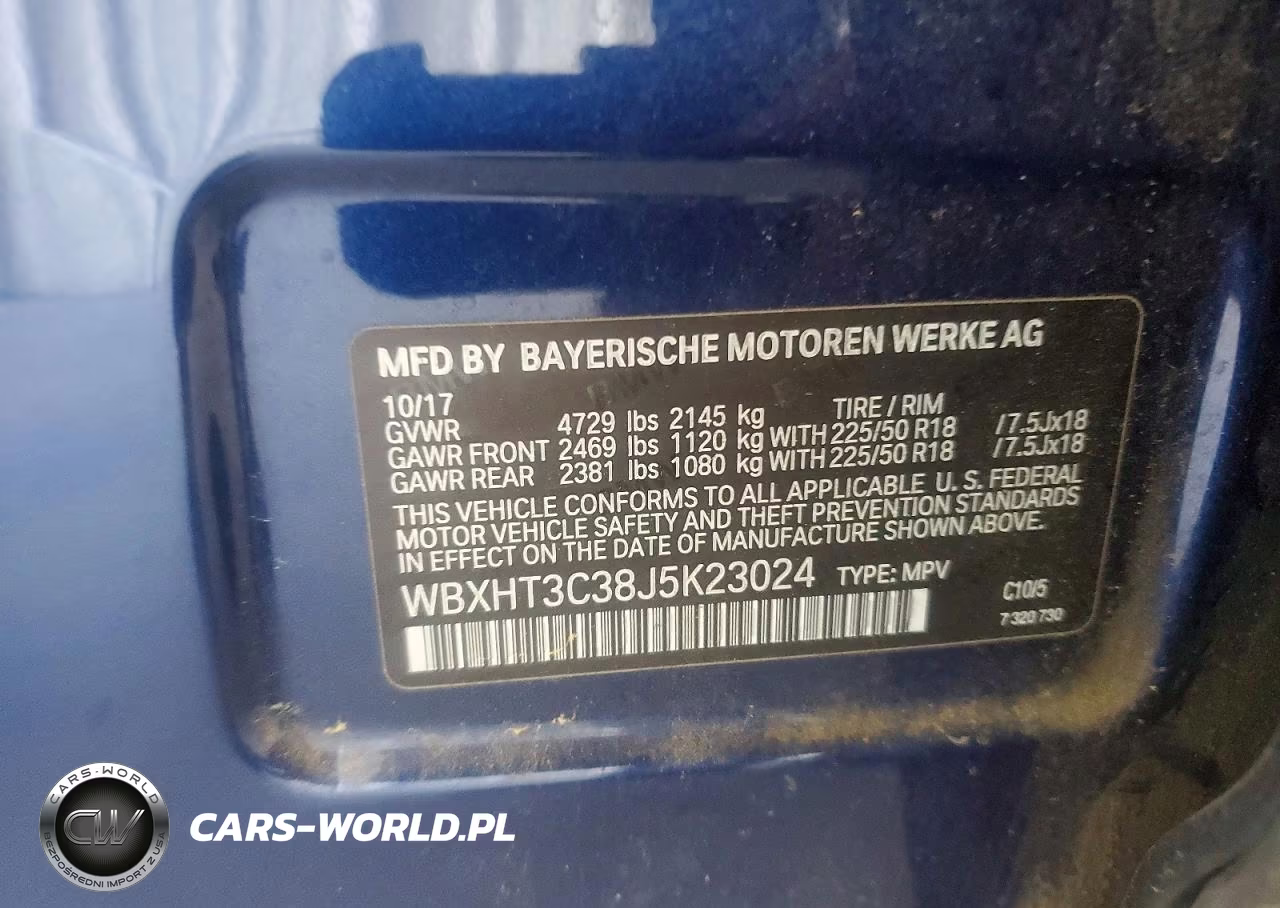 2018 BMW X1 xDrive28I VIN:WBXHT3C38J5K23024 - 13