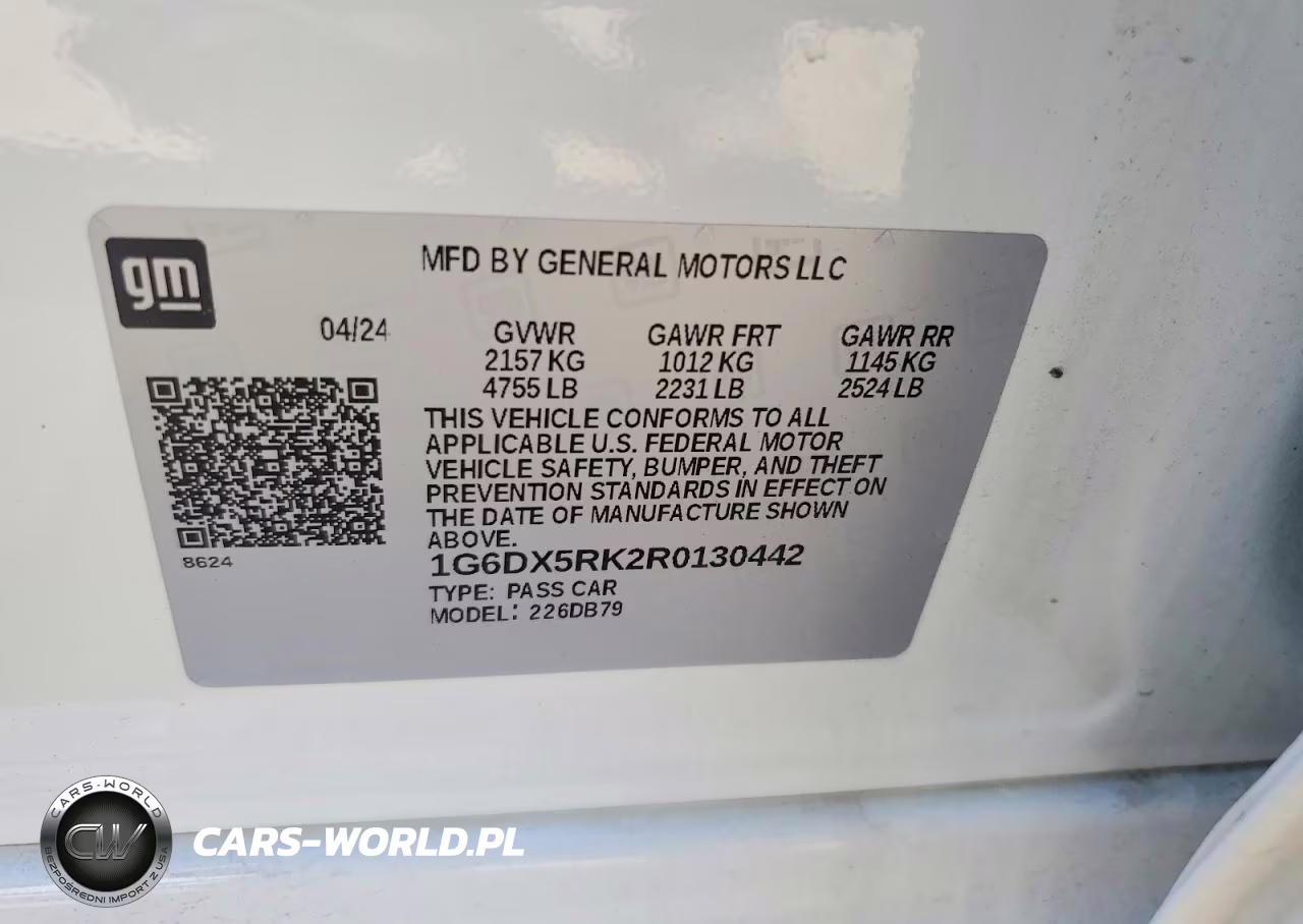 2024 Cadillac Ct5 Luxury VIN:1G6DX5RK2R0130442 - 12