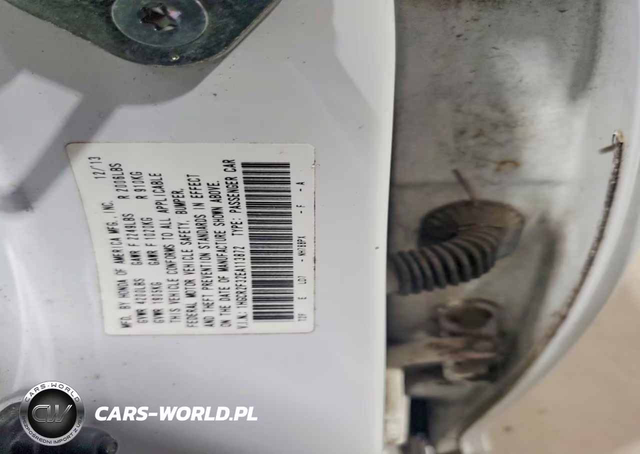 2014 Honda Accord Lx VIN:1HGCR2F32EA113872 - 12