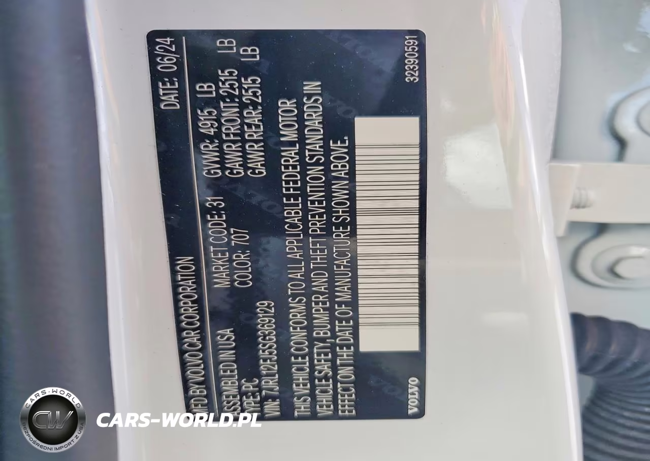 2025 Volvo S60 Core VIN:7JRL12FJ5SG369129 - 12