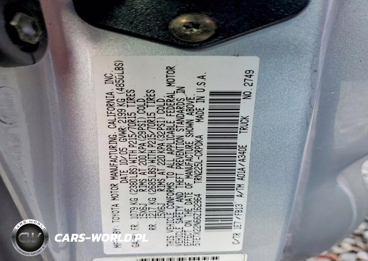2006 Toyota Tacoma Access Cab VIN:5TETX22N66Z162964 - 12