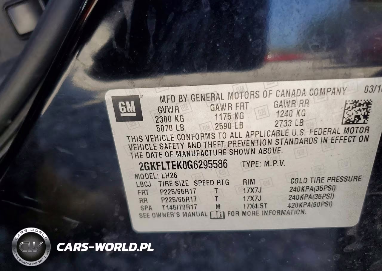 2016 GMC Terrain Sle VIN:2GKFLTEK0G6295586 - 13