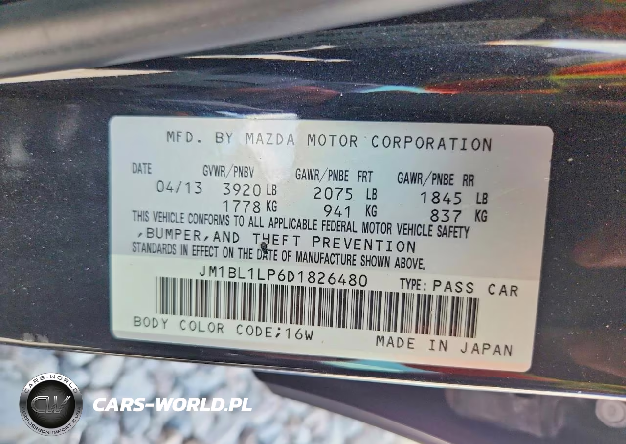 2013 Mazda 3 I VIN:JM1BL1LP6D1826480 - 12