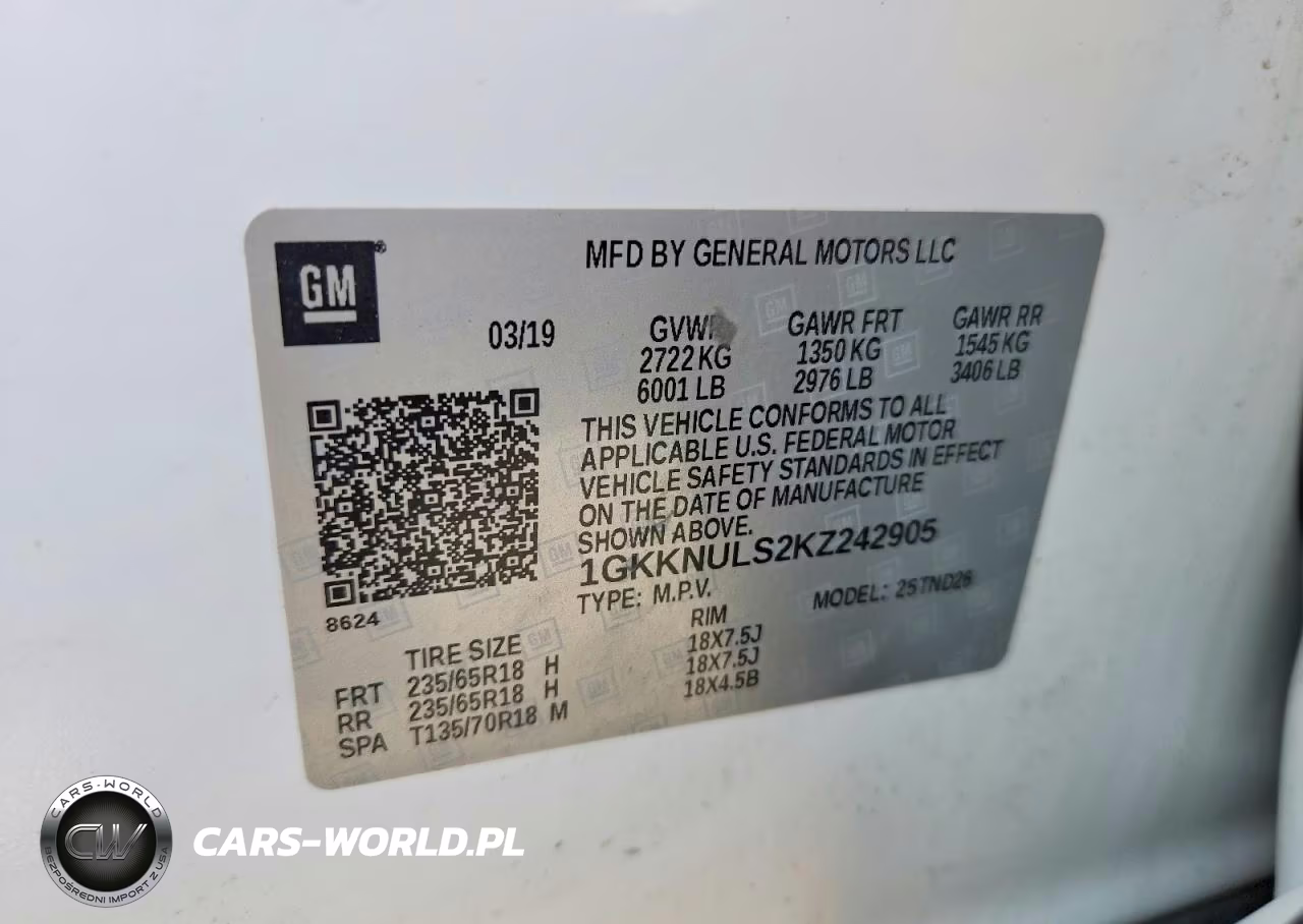 2019 GMC Acadia Slt-1 VIN:1GKKNULS2KZ242905 - 12