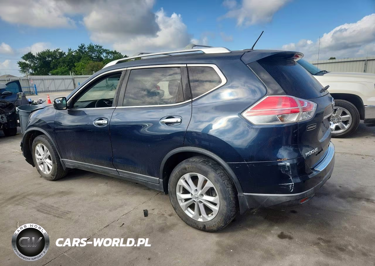 2016 Nissan Rogue Sv VIN:KNMAT2MV7GP626255 - 2