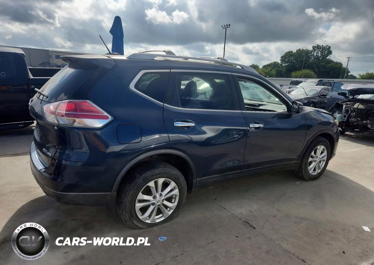 2016 Nissan Rogue Sv VIN:KNMAT2MV7GP626255 - 3