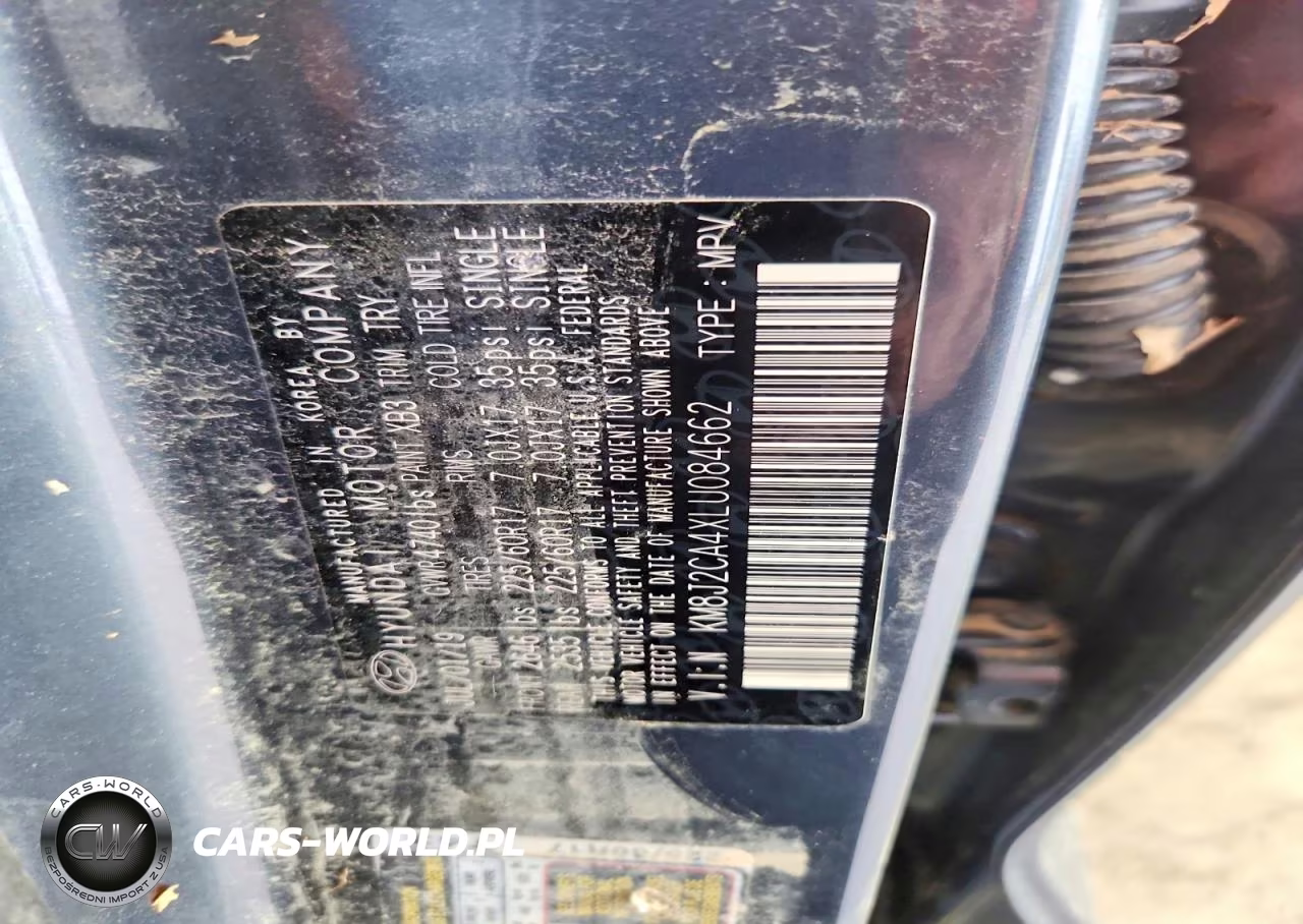 2020 Hyundai Tucson Se VIN:KM8J2CA4XLU084662 - 13