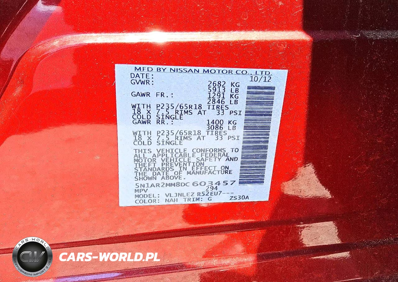 2013 Nissan Pathfinder S VIN:5N1AR2MM8DC603457 - 13